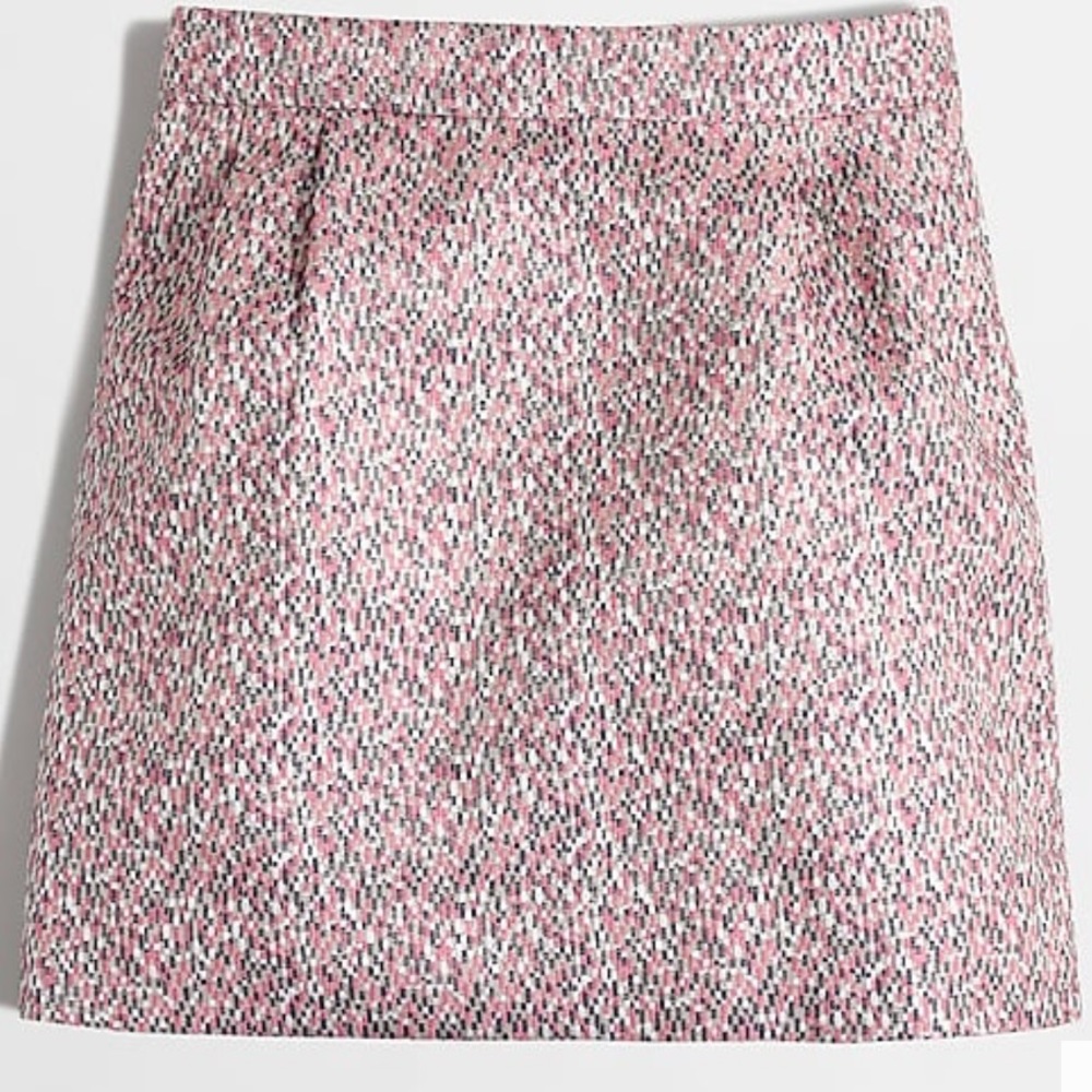 J. Crew jacquard mini skirt